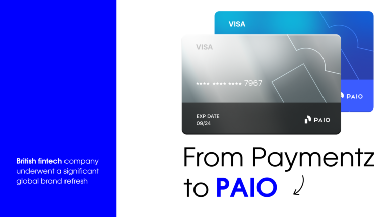 From Paymentz to PAIO: a British fintech company underwent a significant global brand refresh